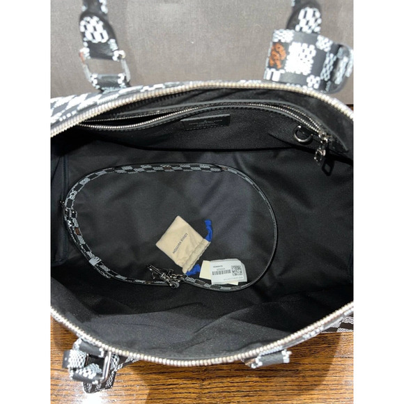 Louis Vuitton Keepall Bandouliere 50 Distorted Damier Duffle Weekend Travel Bag - Picture 10 of 11